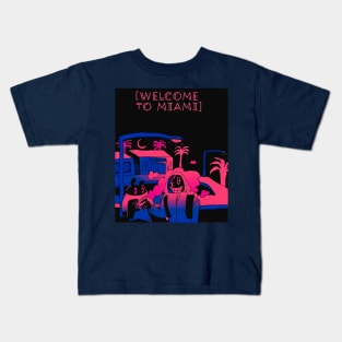 Welcome To Miami Kids T-Shirt